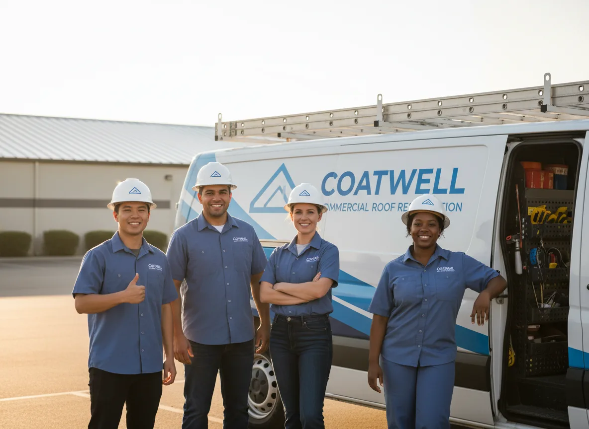 Commercial roof coating company in Carrolls, WA